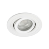 Fion Circular IP65 Tiltable Downlight,  Matte White