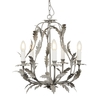 Flo 5 Light Chandelier,  Grey