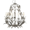 Flo 8 Light Chandelier,  Grey