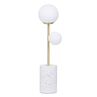 Forella Terrazzo Table Lamp,  Brass
