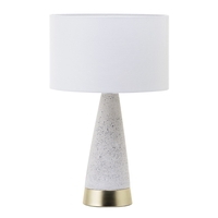 Freda Terrazzo Table Lamp,  Brass