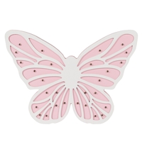 Glow Butterfly Table Lamp,  Pink