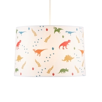 Glow Dinosaur Glow In The Dark Easy Fit Shade,  White