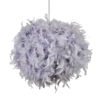 Glow Feather Easy Fit Shade,  Grey