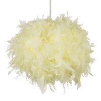 Glow Feather Easy Fit Shade,  Yellow