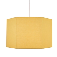 Glow Hexagon Ceiling Light Shade,  Ochre