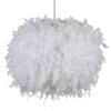 Glow Large Feather Easy Fit Shade,  White