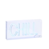 Glow LED Chill Acrylic Neon Style Light Box,  Blue