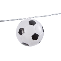 Glow LED Football String Lights,  Black & White