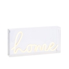 Glow LED Home Acrylic Neon Style Light Box,  White