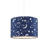 Glow Moon and Stars Easy Fit Light Shade,  Navy