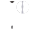 Grey Twisted Cable Kit,  Black Nickel