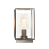 Hardy Cage Table Lamp with Bubble Glass Shade,  Satin Nickel