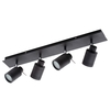 Hector Bathroom Ceiling Spotlight Bar,  Matte Black