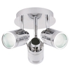 Hector Bathroom Ceiling Spotlight Plate,  Chrome