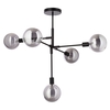 Hennock Ceiling Light,  Satin Black