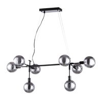 Hennock Large Diner Pendant,  Satin Black