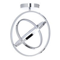 Ingel Rings Orbital LED Flush Ceiling Light,  Chrome