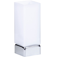 James Square Table Lamp,  Chrome