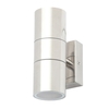 Jared Outdoor Up and Down Wall Light,  Polished Steel