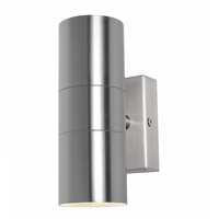 Jared Outdoor Up and Down Wall Light,  Stainless Steel