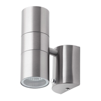 Jared Outdoor Up and Down Wall Light with Photocell,  Stainless Steel