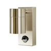 Jared Outdoor Up or Down Wall Light with PIR Sensor,  Stainless Steel