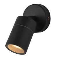 Jared Outdoor Wall Light,  Black