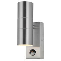 Jared Outdoor Wall Light with PIR Sensor,  Stainless Steel