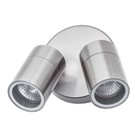 Jared Twin Outdoor Wall Light,  Stainless Steel