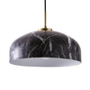 Java Spun Metal Marble Effect Ceiling Pendant,  Grey
