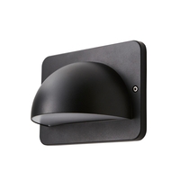 Jude Outdoor LED Wall Light,  Black