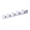 Lara Hollywood Style Bathroom Wall Light,  Chrome