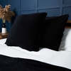 Large Microfleece Cushion,  Black