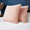 Large Microfleece Cushion,  Blush