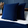Large Microfleece Cushion,  Navy