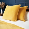 Large Microfleece Cushion,  Ochre