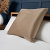 Large Velour Cushion,  Natural