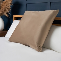 Large Velour Cushion,  Natural
