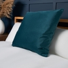 Large Velour Cushion,  Teal