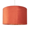 Large Velvet Easyfit Shade,  Burnt Orange
