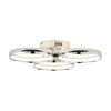 Lena Ring LED Flush Ceiling Light,  Chrome