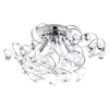 Lila Flush Ceiling Light,  Chrome