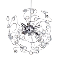 Lila Sputnik Ceiling Light,  Chrome