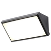 Linga Outdoor LED Wedge Wall Light with Hi-Lo Switch,  Black