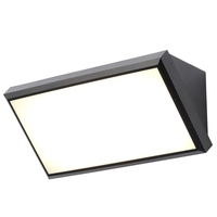 Linga Outdoor LED Wedge Wall Light with Hi-Lo Switch,  Black