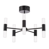 Lois 10 Light Semi Flush Ceiling Light,  Black