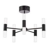 Lois 10 Light Semi Flush Ceiling Light,  Black