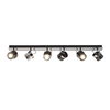Lucas Ceiling Spotlight Bar,  Black Chrome