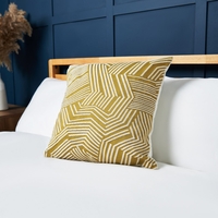 Luxury Chevron Cushion with Velvet,  Green